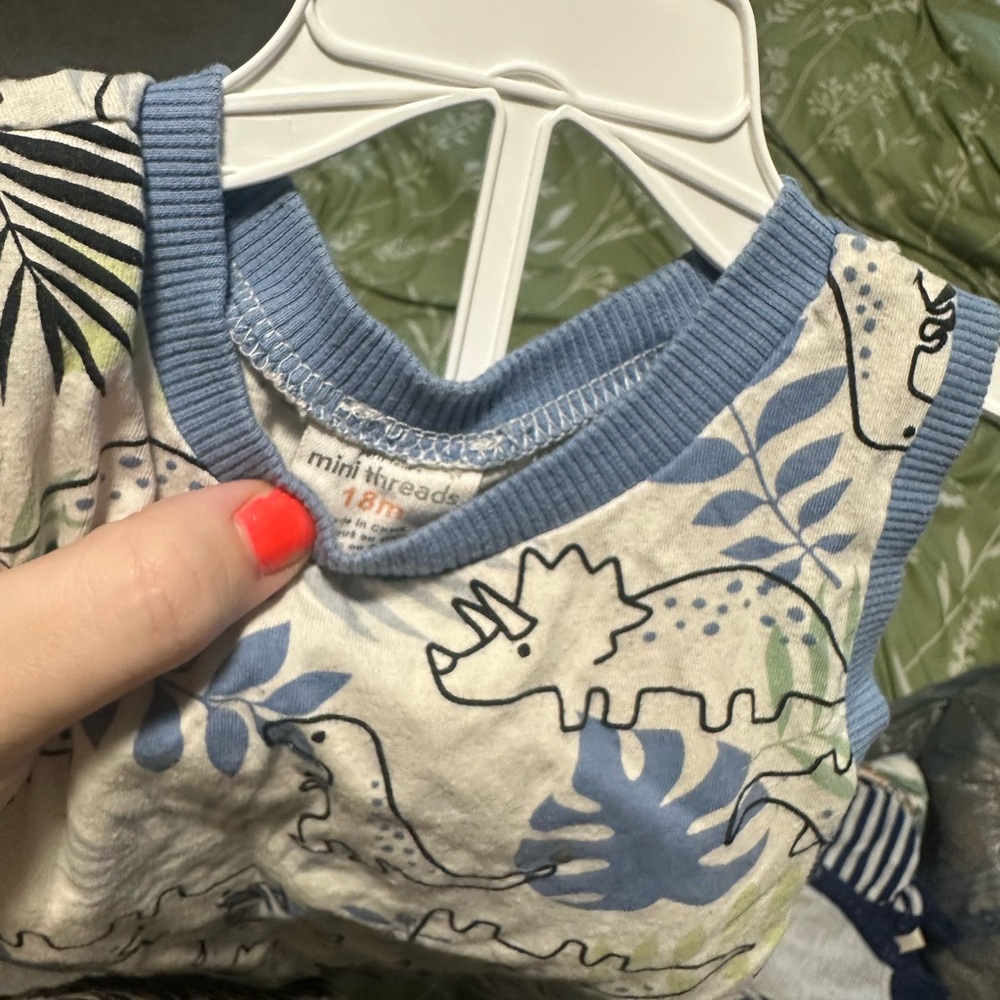 Blue Dinosaur Kids One Piece